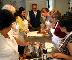 Daisy Martinez leads the Cooking With Daisy course at Whitehead Light Station